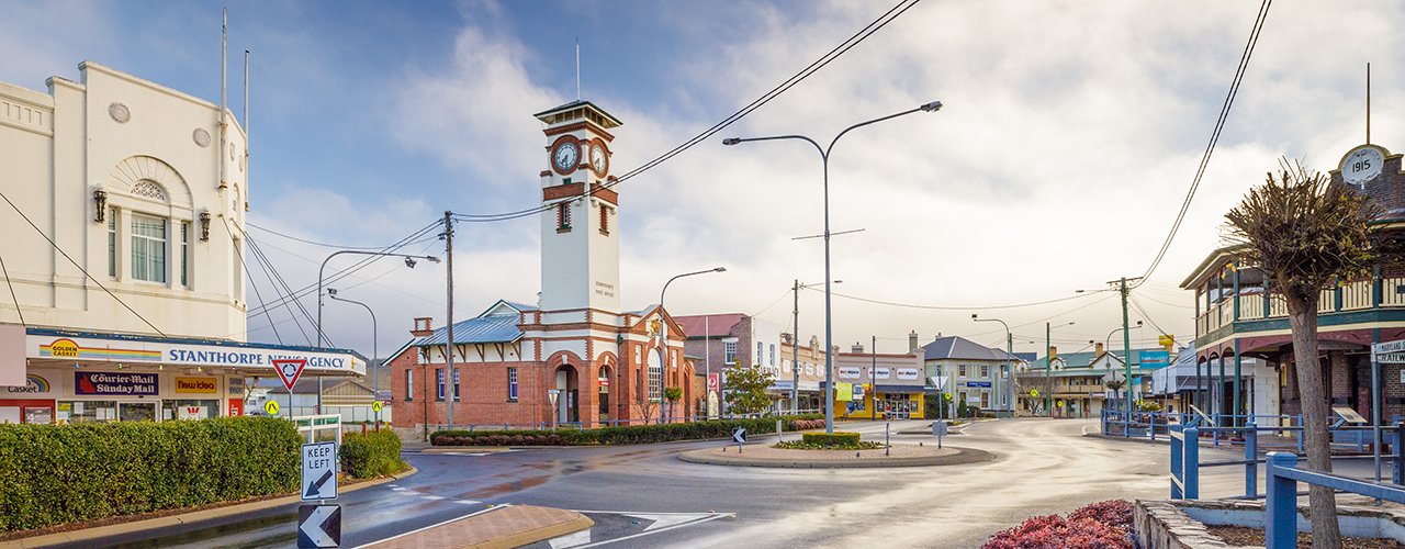 image of Stanthorpe CBD and buildings