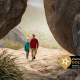 Two people hiking in Girraween National Park.